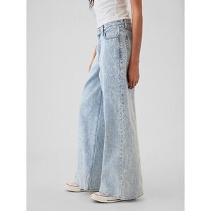 GAP Light Blue Flare Jeans with Stud Accents